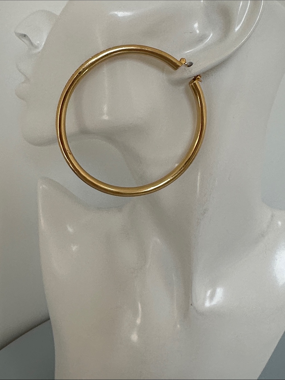 Versace Large Gold Hoop Earrings